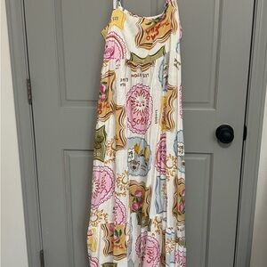 Colorful Printed Maxi Dress